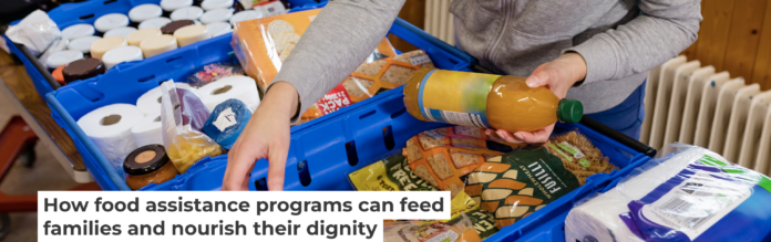 Food assistance does more good when it doesn’t make people feel bad for needing help. SolStock/E+ via Getty Images
